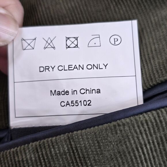 Spier & Mackay Sport Coat Mens 48 Olive Corduroy Pontoglio 1883 Unstructured - Picture 13 of 16